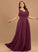 Floor-Length A-Line Jacquelyn With Prom Dresses V-neck Ruffle Chiffon