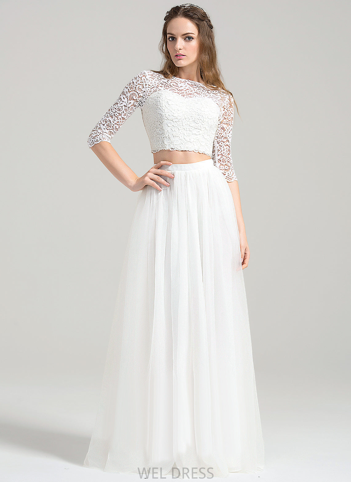 Dress Wedding Lace Taylor Tulle Floor-Length A-Line Wedding Dresses