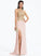 Sweep Train Lace Prom Dresses Dixie Jersey Scoop Sheath/Column With Neck Sequins