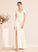 Train Dominique Wedding Dresses A-Line Dress V-neck Ruffle Sweep With Wedding