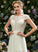 Wedding Dress A-Line Wedding Dresses Floor-Length Illusion Sequins Lace With Amina