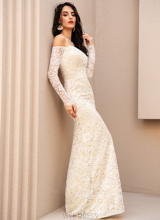 Dress Trumpet/Mermaid Jadyn Floor-Length Off-the-Shoulder Wedding Wedding Dresses