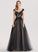 Ball-Gown/Princess Shayla Prom Dresses Sweetheart Tulle Train Sweep