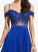 Beading Sequins Floor-Length Off-the-Shoulder With Beatrice Chiffon A-Line Prom Dresses Sweetheart