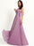 ScoopNeck Silhouette Fabric Embellishment Pockets Length Neckline Floor-Length A-Line Nina Sleeveless A-Line/Princess