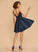Dominique Homecoming Dresses Short/Mini Sequins A-Line Beading Homecoming Dress With V-neck Satin Ruffle