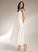 Wedding Dresses Wedding Scoop A-Line Tamia Neck Dress Asymmetrical
