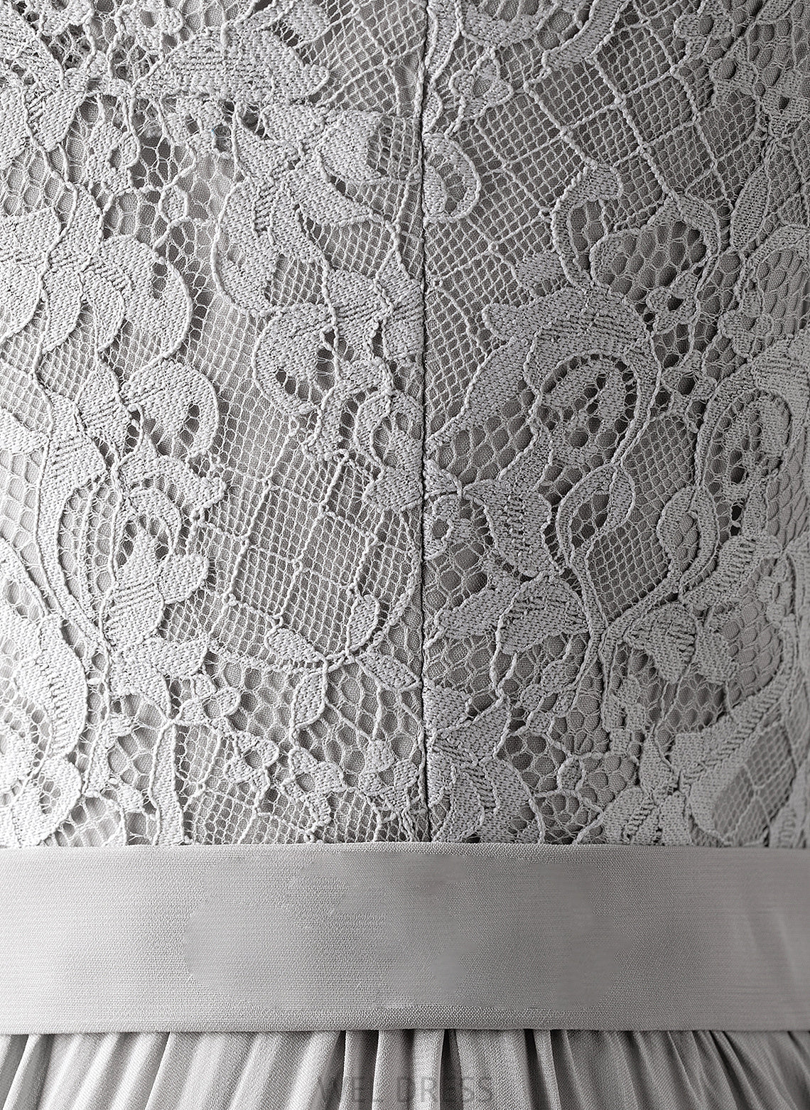Fabric Embellishment Silhouette Length Floor-Length A-Line Neckline Pleated ScoopNeck Makayla Natural Waist A-Line/Princess