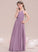 Junior Bridesmaid Dresses A-LineScoopNeckFloor-LengthChiffonJuniorBridesmaidDressWithRuffle#119580 Alana