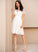 Homecoming With Chiffon A-Line Athena Knee-Length V-neck Homecoming Dresses Lace Dress