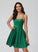 Homecoming Dresses Jayla With A-Line Neck Cowl Pleated Short/Mini Homecoming Dress Satin