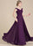 Chiffon With Ruffle Floor-Length Prom Dresses A-Line Off-the-Shoulder Xiomara