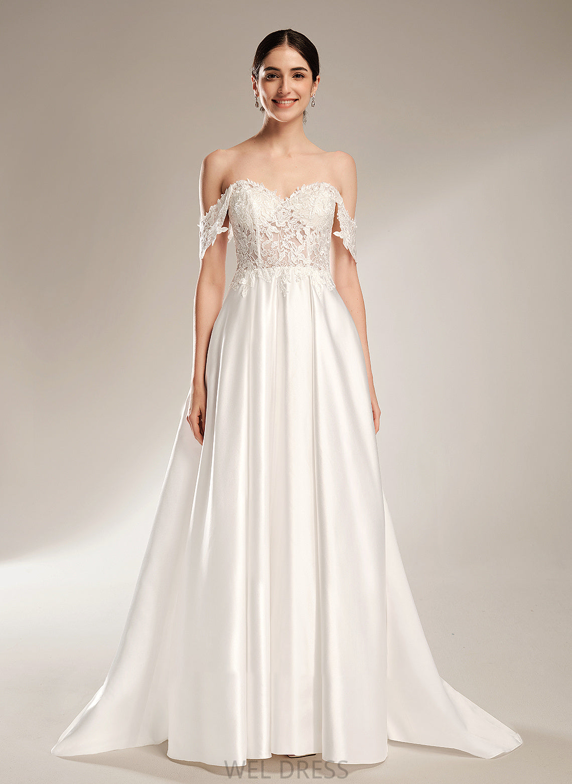 Wedding Dresses Ball-Gown/Princess With Dress Sweetheart Train Chapel Fernanda Wedding Sequins