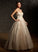 Prom Dresses Floor-Length Sequins Ball-Gown/Princess Appliques Beading Ruffle Sweetheart Lace With Tulle Maria