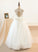 Luz Ball-Gown/PrincessScoopNeckFloor-LengthTulleJuniorBridesmaidDressWithSashBeading#136423 Junior Bridesmaid Dresses
