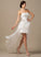 Sweetheart Regan Dress Sequins Wedding Ruffle Wedding Dresses A-Line With Asymmetrical Organza Beading
