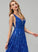 Sequins Prom Dresses V-neck With Sequined Floor-Length A-Line Jacey