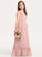 Neck Floor-Length Amanda Scoop With Cascading Junior Bridesmaid Dresses Ruffles A-Line Chiffon Bow(s)
