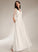 Wedding With A-Line Ciara V-neck Dress Beading Floor-Length Wedding Dresses