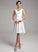 Sequins Beading V-neck Wedding Dresses Jaiden Wedding Ruffle Chiffon Dress A-Line Knee-Length With