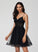 With Pleated Dress Mollie Tulle Short/Mini A-Line V-neck Homecoming Dresses Homecoming