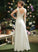 Wedding A-Line Dress Wedding Dresses Kaya Floor-Length V-neck With Lace