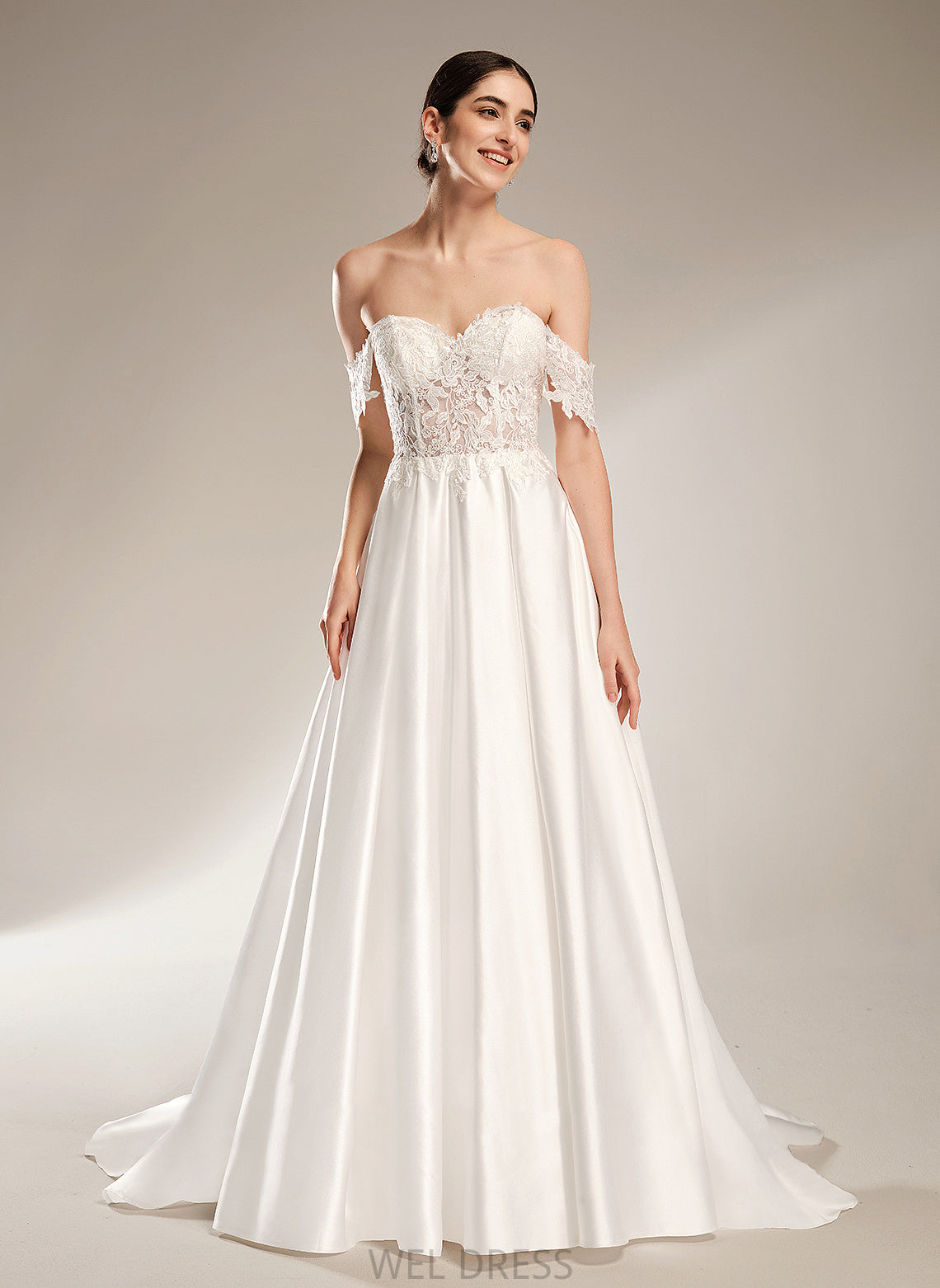 Wedding Dresses Ball-Gown/Princess With Dress Sweetheart Train Chapel Fernanda Wedding Sequins