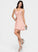 Short/Mini Chiffon With Homecoming Dresses Beading Dress A-Line Lace V-neck Homecoming Edith