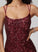 Sequins Sheath/Column Short/Mini Homecoming Scoop Neck With Sequined Gina Dress Homecoming Dresses