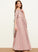 With Chiffon Audrina Floor-Length Lace Bow(s) A-Line Junior Bridesmaid Dresses Off-the-Shoulder