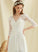 Wedding Lace Wedding Dresses Dress Floor-Length Chiffon A-Line Jada V-neck