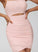 Homecoming Dresses Jersey Sheath/Column Square Dress Homecoming With Julianna Pleated Short/Mini Neckline