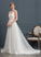 Court Maggie With Beading Ball-Gown/Princess Wedding Dresses Wedding Sequins Train Tulle V-neck Dress