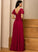Neckline Length V-neck Silhouette A-Line Floor-Length Fabric Straps Larissa A-Line/Princess Floor Length Natural Waist