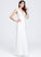 Aylin Floor-Length Wedding Ruffle V-neck A-Line Chiffon Wedding Dresses With Dress