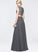 Prom Dresses Sequins Scoop Chiffon Beading Nicole Neck Floor-Length With A-Line