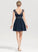 Homecoming Dress Chiffon Homecoming Dresses A-Line Short/Mini With Beading Sequins Scoop Abigayle Neck