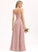 Silhouette Length Neckline Fabric Floor-Length Ruffle A-Line V-neck Embellishment Sally Scoop Trumpet/Mermaid Bridesmaid Dresses