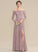 Fabric Neckline Silhouette Length Embellishment A-Line SplitFront Off-the-Shoulder Floor-Length Gemma Natural Waist Sleeveless