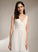 With Tianna V-neck Wedding Dresses Lace Wedding Court Train A-Line Dress