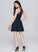 With Sequins Beading Dress Homecoming Chiffon Scoop A-Line Homecoming Dresses Alisson Neck Short/Mini