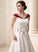 With Chapel Beading Train Satin Anna Dress Wedding Dresses Wedding Flower(s) Ball-Gown/Princess