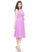 Fabric V-neck Length Neckline A-Line Silhouette Embellishment Ruffle Knee-Length Shannon Trumpet/Mermaid Sleeveless