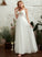 A-Line Floor-Length Makayla V-neck Wedding Dresses Dress Wedding