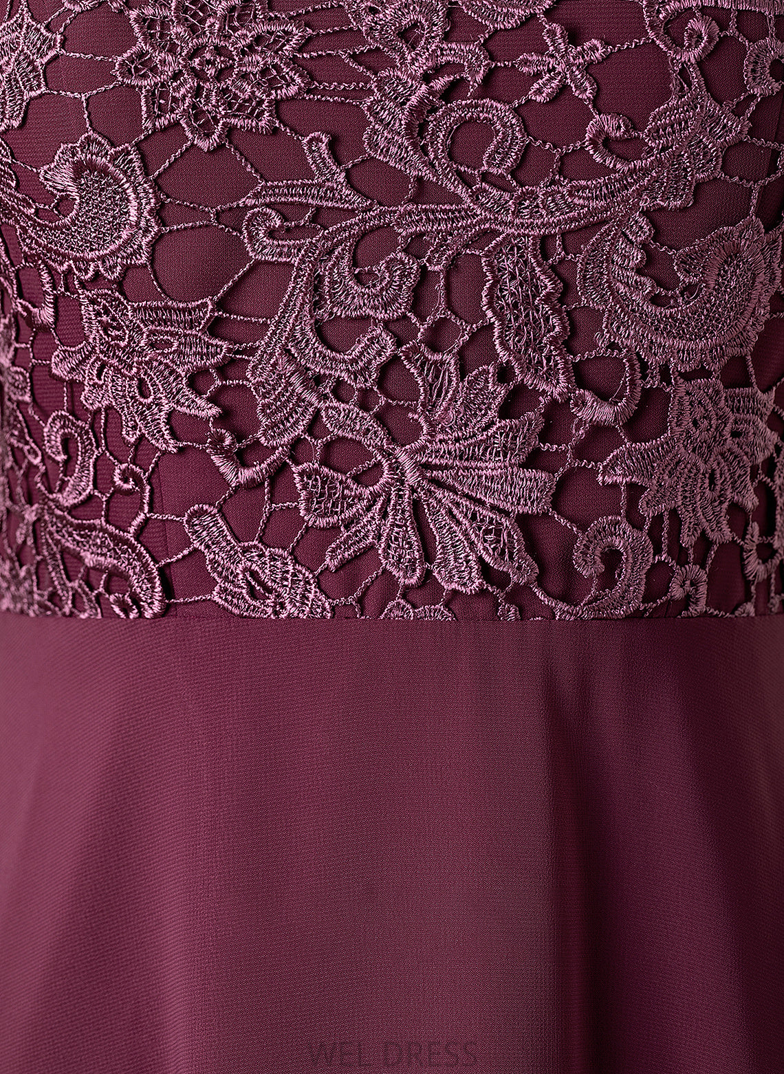 Silhouette Fabric Lace Neckline A-Line Straps ScoopNeck Length Knee-Length Adriana A-Line/Princess Floor Length