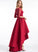 A-Line Length Neckline ScoopNeck Embellishment Fabric Asymmetrical Silhouette Sequins Setlla A-Line/Princess Natural Waist