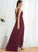 A-Line Embellishment Neckline V-neck Length Silhouette Fabric SplitFront Asymmetrical Amy A-Line/Princess Sleeveless