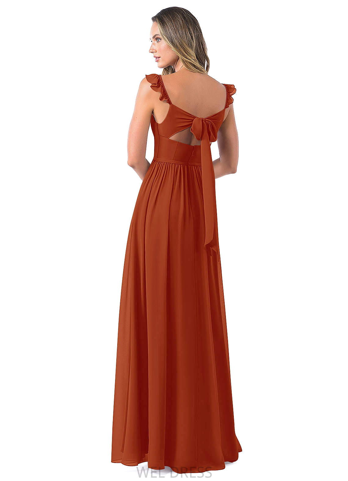 Tiana Natural Waist Floor Length Sleeveless A-Line/Princess Scoop Bridesmaid Dresses