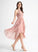 Scoop Dress With Homecoming Kaia Asymmetrical Neck Homecoming Dresses A-Line Lace Chiffon
