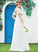 V-neck Empire Wedding Dresses Floor-Length Dress With Heidi Wedding Pleated Chiffon Beading